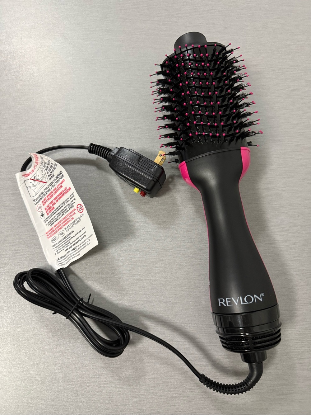 Revlon Hot Air Brush with Safety Plug